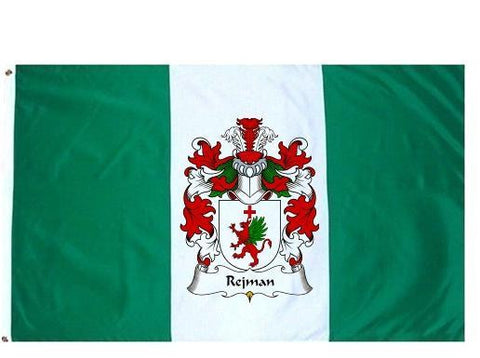 Rejman family crest coat of arms flag