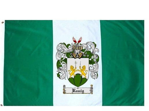 Remig family crest coat of arms flag