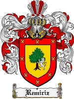 Remiriz coat of arms family crest download