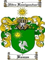 Remm coat of arms family crest download