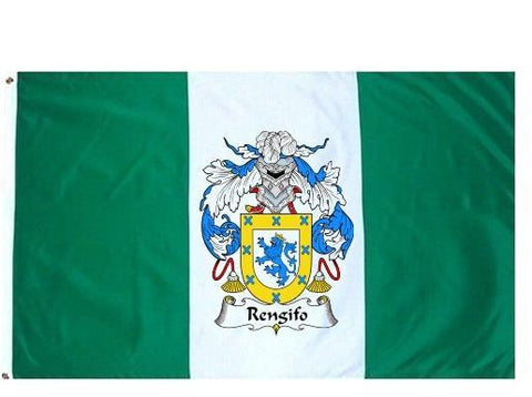 Rengifo family crest coat of arms flag