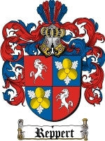 Reppert coat of arms family crest download