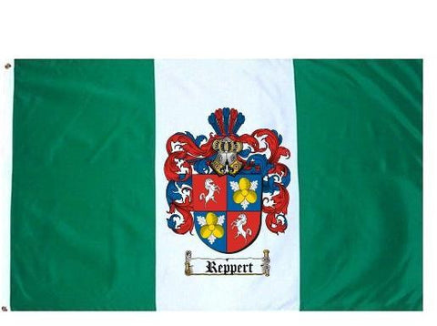 Reppert family crest coat of arms flag