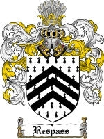 Respass coat of arms family crest download