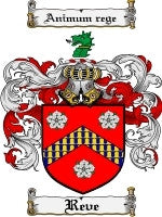 Reve coat of arms family crest download