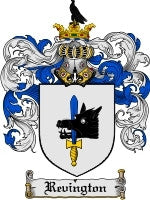 Revington coat of arms family crest download