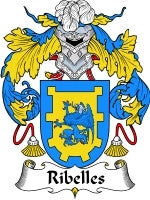 Ribelles coat of arms family crest download