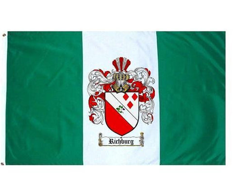 Richburg family crest coat of arms flag