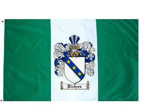 Richers family crest coat of arms flag