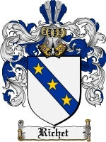 Richet coat of arms family crest download