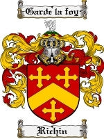 Richin coat of arms family crest download