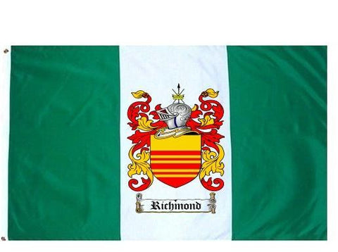 Richmond family crest coat of arms flag