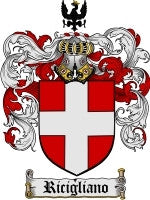 Ricigliano coat of arms family crest download