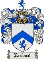 Rickard coat of arms family crest download