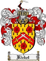 Ricket coat of arms family crest download