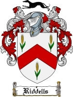 Riddells coat of arms family crest download