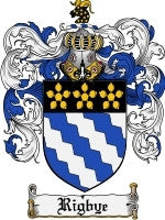 Rigbye coat of arms family crest download