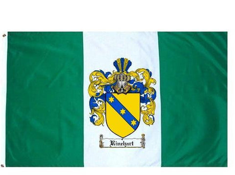 Rinehart family crest coat of arms flag