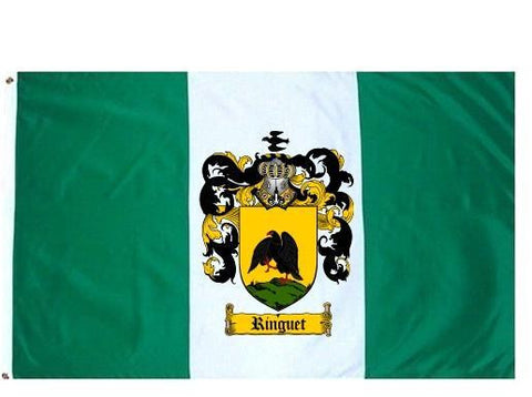 Ringuet family crest coat of arms flag