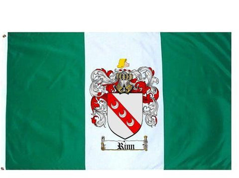 Rinn family crest coat of arms flag