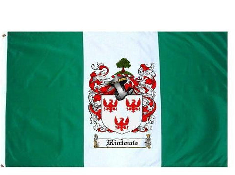 Rintoule family crest coat of arms flag