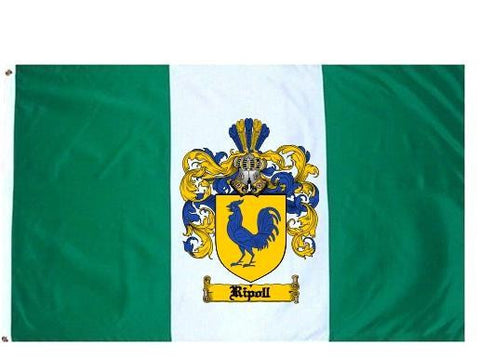 Ripoll family crest coat of arms flag