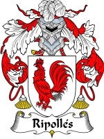 Ripolles coat of arms family crest download