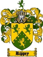 Rippey family crest coat of arms emailed to you within 24 hours ...