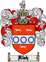 Rish coat of arms family crest download