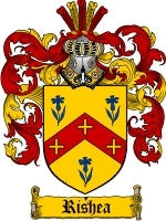 Rishea coat of arms family crest download