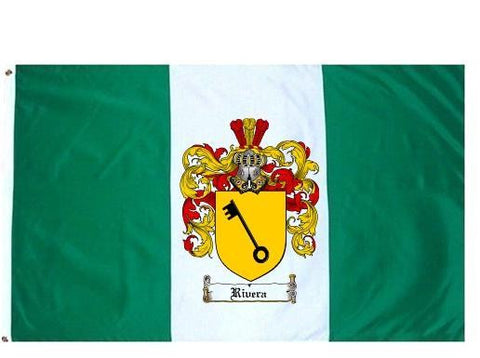 Rivera family crest coat of arms flag