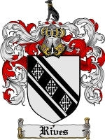 Rives coat of arms family crest download