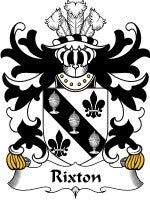 Rixton coat of arms family crest download