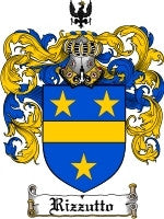 Rizzutto coat of arms family crest download