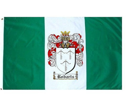 Robarts family crest coat of arms flag