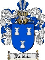 Robbia coat of arms family crest download