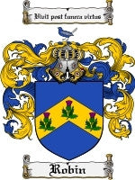 Robin coat of arms family crest download