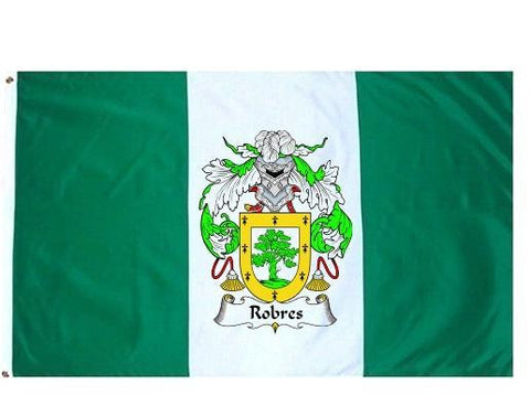Robres family crest coat of arms flag