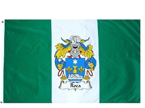 Roca family crest coat of arms flag