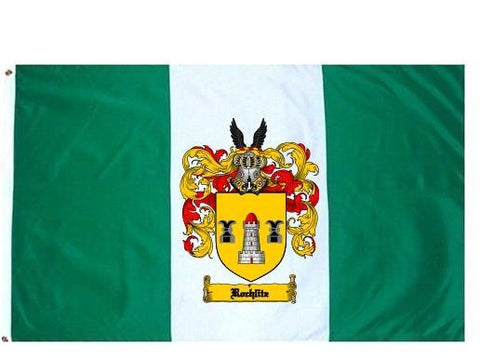 Rochlitz family crest coat of arms flag