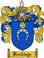 Rocklage coat of arms family crest download