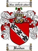 Rodan coat of arms family crest download