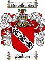 Roddan coat of arms family crest download