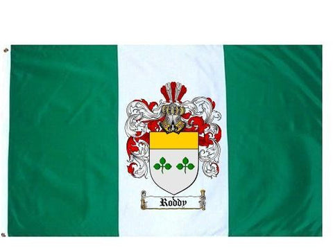 Roddy family crest coat of arms flag