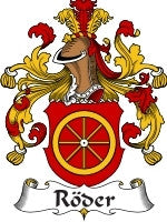 Roder coat of arms family crest download