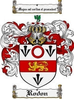 Rodon coat of arms family crest download