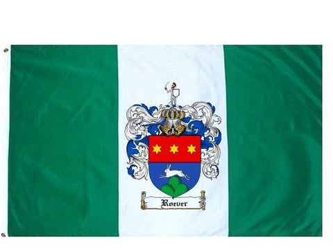 Roever family crest coat of arms flag
