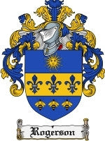 Rogerson coat of arms family crest download