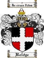 Roidge coat of arms family crest download
