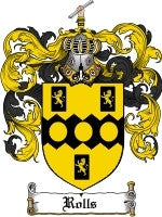 Rolls coat of arms family crest download